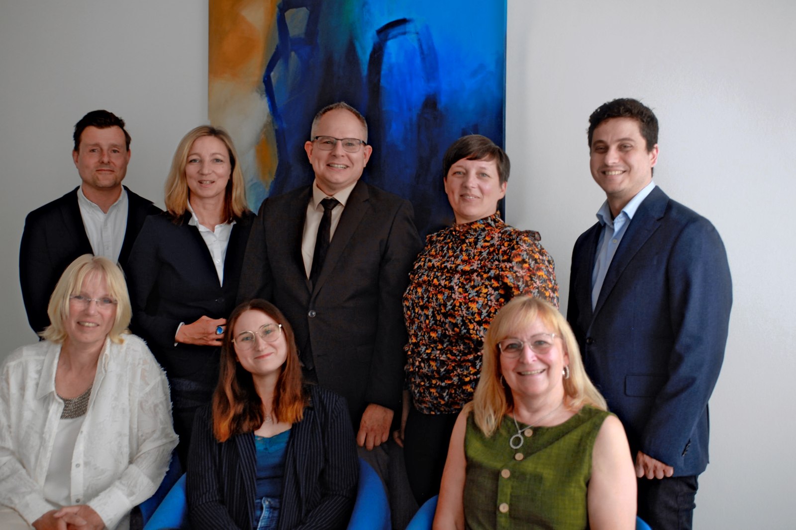 Das Team der Rechtsanwaltskanzlei Muzikant in den Kanzleiräumen